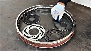 Recycled Project From Old Wheels - How To Create A Unique Outdoor Tea Table
