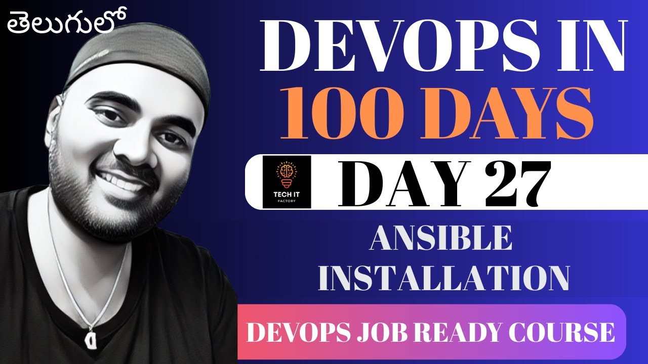 DevOps in 100 Days (Telugu) – Day 27 | Ansible Basics – Introduction ...