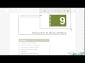 MS Word Lec Video Part 1