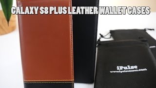 SAMSUNG GALAXY S8 PLUS CASES | iPulse Leather Wallet Cases