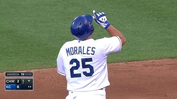 CWS@KC: K. Morales plates Cain with double in the 5th