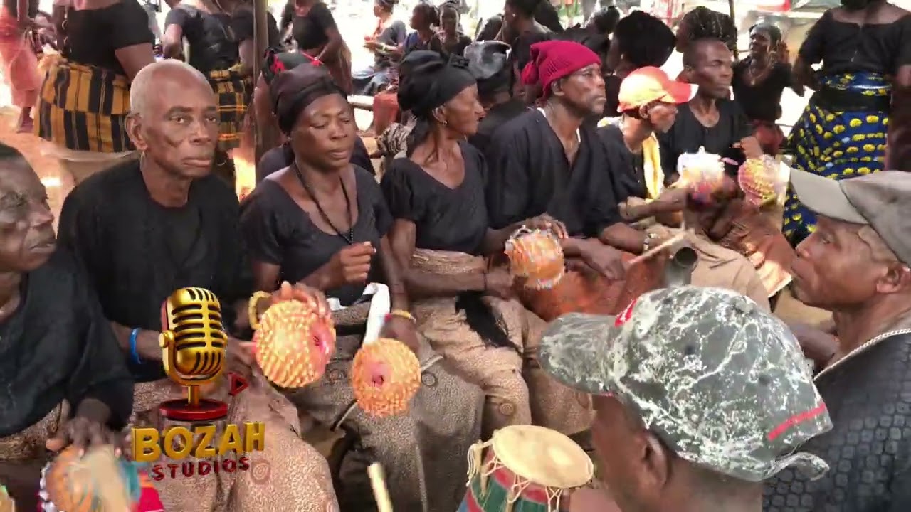 How the deceased is send off in Ghana Volta Region with a final traditional hymns and dance. 