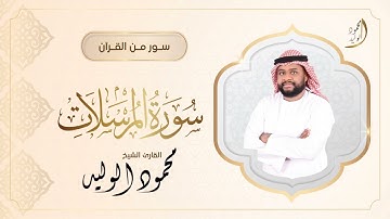 #سورة_المرسلات كاملة #القارئ_الشيخ_محمود_الوليد ليلة 29 #رمضان 1446هـ#صلاة_التهجد #قرآن #تلاوة