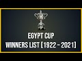 #219 EGYPT CUP • WINNERS LIST [1922 - 2021]