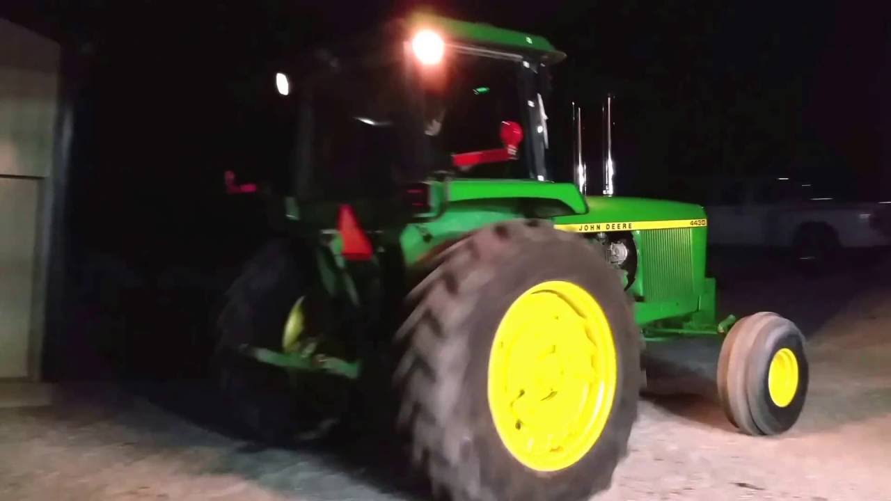 John deere 4430 straight pipe YouTube