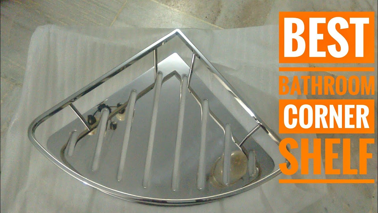Bathroom corner shelf | best bathroom corner fittings | bathroom corner shelf unboxing | - YouTube