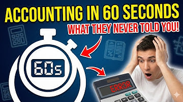 Accounting In 60 Seconds - What Your Teacher Never Told You!