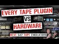 Every Tape Plugin vs Hardware Neve 542 Tape Emulators - Shootout Pt.1
