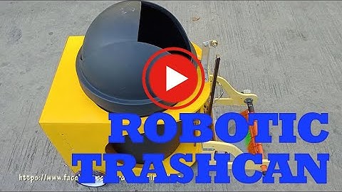 Cool Innovation | Robotic Trashcan - a line follower robot prototype