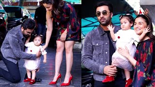 Alia Bhatt And Ranbir Kapoor Daughter Raha Kapoor FIRST Video On Christmas 2023