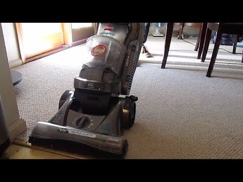 2008 Bissell Momentum Cyclonic (3910-T) Upright Vacuum Cleaner - YouTube