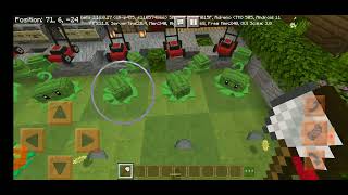 Minecraft PE:Plant vs Zombies 2|Frontyard|by LiLCraftYT screenshot 5