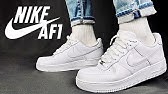 Nike Air Force 1 On Feet With 7 Different Pants - Youtube