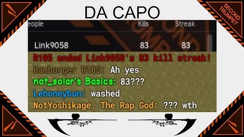 83 KILLSTREAK WITH DA CAPO!!! - Item Asylum