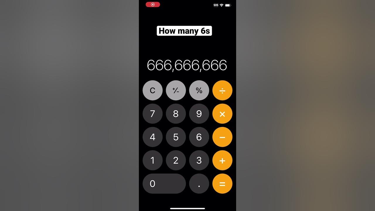 how-many-6s-youtube
