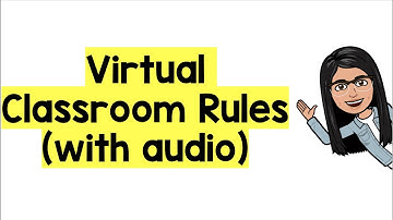 Virtual Classroom Rules in Google Slide