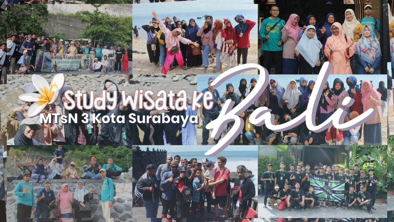 Studi Wisata MTsN 3 Kota Surabaya ke Bali