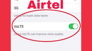 iPhone Fix Airtel Sim Card Not Working VoLTE & not Showing Problem Solve in Apple iOS screenshot 5