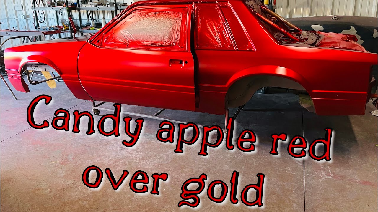 Candy apple red over gold  Plus business tips￼. ￼ 