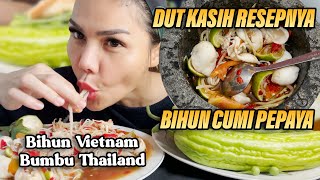 I Give You My  Secret Recipe: Thailand Khanom Jeen with Squid & Vietnam Noodles, Spicy Sour Dish❤️