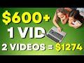Earn up to $600+ Per Video. Over and Over! | Make Money Online 2023