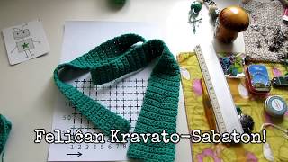 Kroĉeti en #Esperanto: Kroĉetu kravaton!  #KravatoSabato