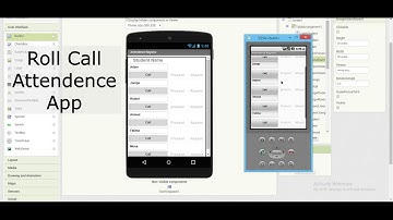 Roll Call Attendance Demo App || App Inventor 2 Tutorial