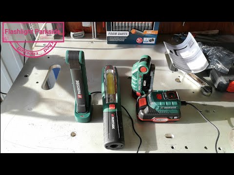 YouTube flashlight work Battery - TEST 2200 PAL LED PARKSIDE A1 light 4