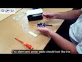 Installation guide: How to Install a Universal transmitter to a Optex sensor