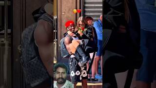 Her reaction at the end 🥹 #shorts #fyp #love #viral #prank #ytshorts #reactionvideo #tiktok