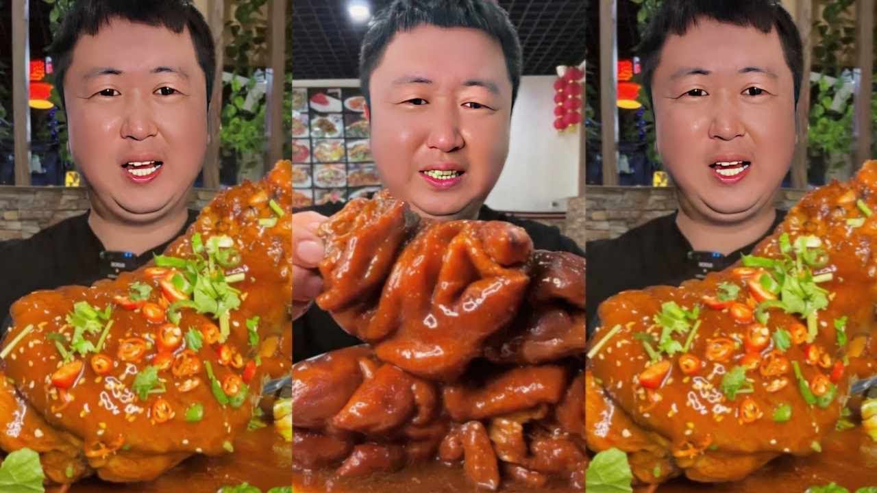 Spicy Chinese Pork Feet Mukbang Spicy Pork Leg Mukbang Eating Pork spicy-chinese-pork-feet-mukbang-spicy-pork-leg-mukbang-eating-pork