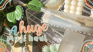 huge muji haul 📦 (stationery, organization, and more)