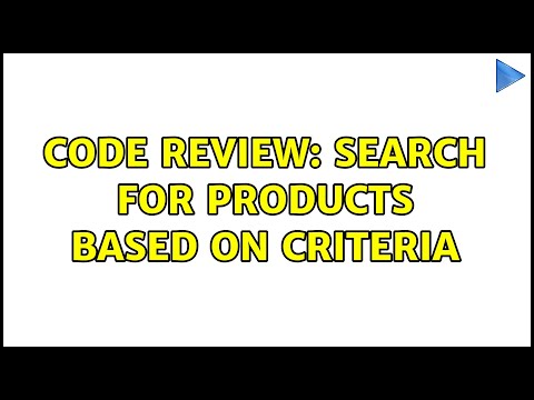 Code Review: Search