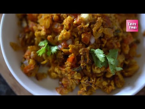 EGG BHURJI | SCRAMBLED EGGS INDIAN STYLE | hot & spicy tomato onion | bhurji pav | tasty foods | 4k