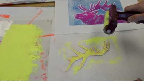 Reduction Printmaking with Foam Plates Part 3