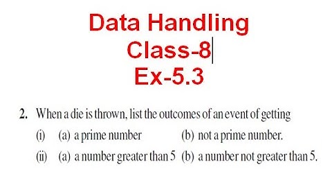 NCERT Solution CLASS-8 Mathematics CHAPTER-5 Data Handling  Ex-5.3 Q2 @bhullar