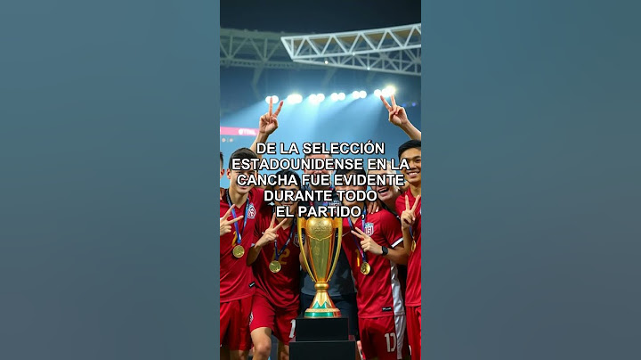 ¡Selección Nacional Masculina de EE. UU. avanza a la final de la Copa Oro! 🏆⚽ #USMNT #Cop