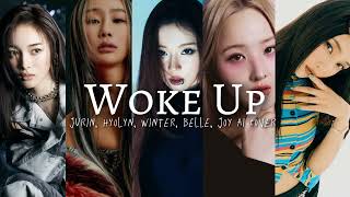 JURIN, HYOLYN, WINTER, BELLE, JOY- Woke Up (ai cover)