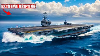 US Aircraft Carriers Unleash Extreme Drifting on the High Seas