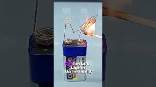 How to Make a Heat-Activated LED Switch! 🔥#Electronics #ScienceExperiment #ThermalEnergy #shorts#Diy