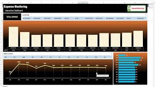 Expense Monitoring Interactive Dashboard