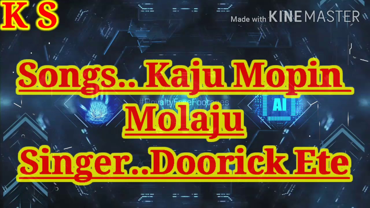 Kaju Mopin Molaju Karaoke With Lyrics