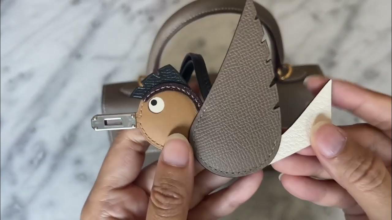 Hermes Paddock Horse Head Bag Charm Unboxing 