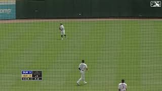 Curtis Mead collects first Triple-A hit with 109mph screamer
