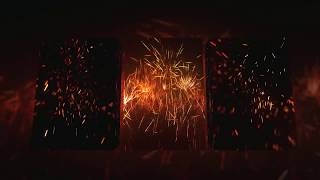 VR-360° Burning Embers and Sparks Overlays 3 PACK