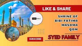 The Shrine Of Fatima Masumeh Qom In Iran