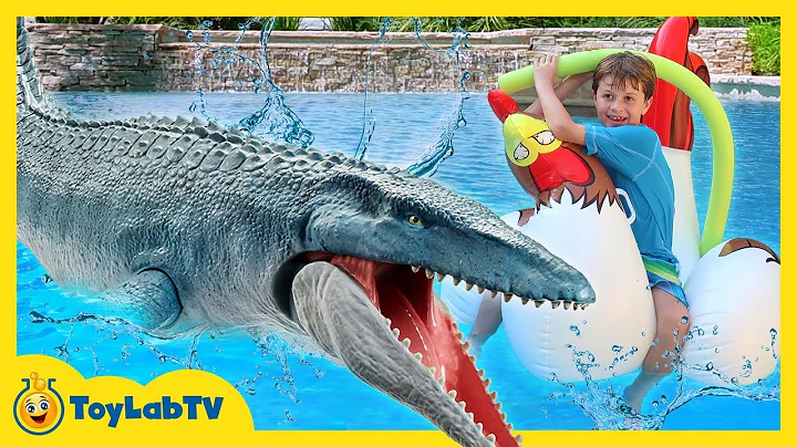 Jurassic World Fallen Kingdom Dinosaur Water Toys, Giant Mosasaurus & Fun Toy Dinosaurs Set for Kids