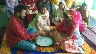 mama ki gane ke rasam 😱 punjabi rituals#punjabi#wedding#ring ka khela