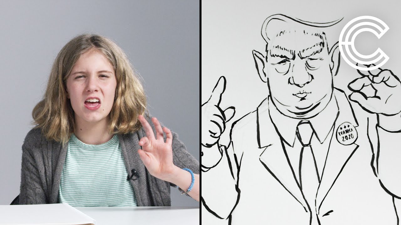 Vanessa Describes Trump to an Illustrator | Kids Describe | Cut