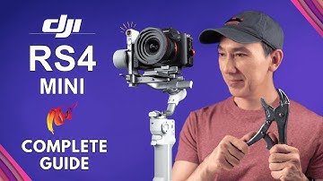 DJI RS4 Mini TUTORIAL Guide for Beginners: How to balance, setup and use the gimbal and tracking